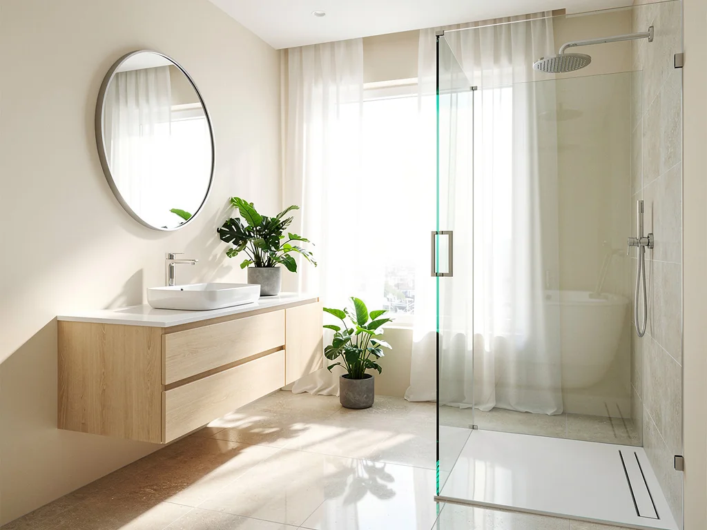 Salle de bain lumineuse