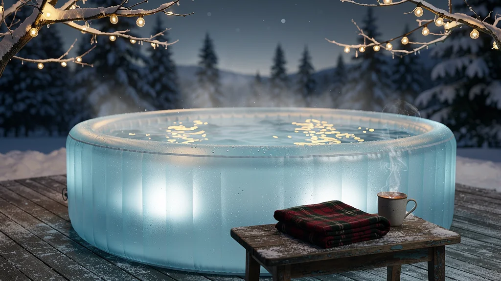 Mon spa gonflable a transformé mes soirées d’hiver, mais pas comme prévu